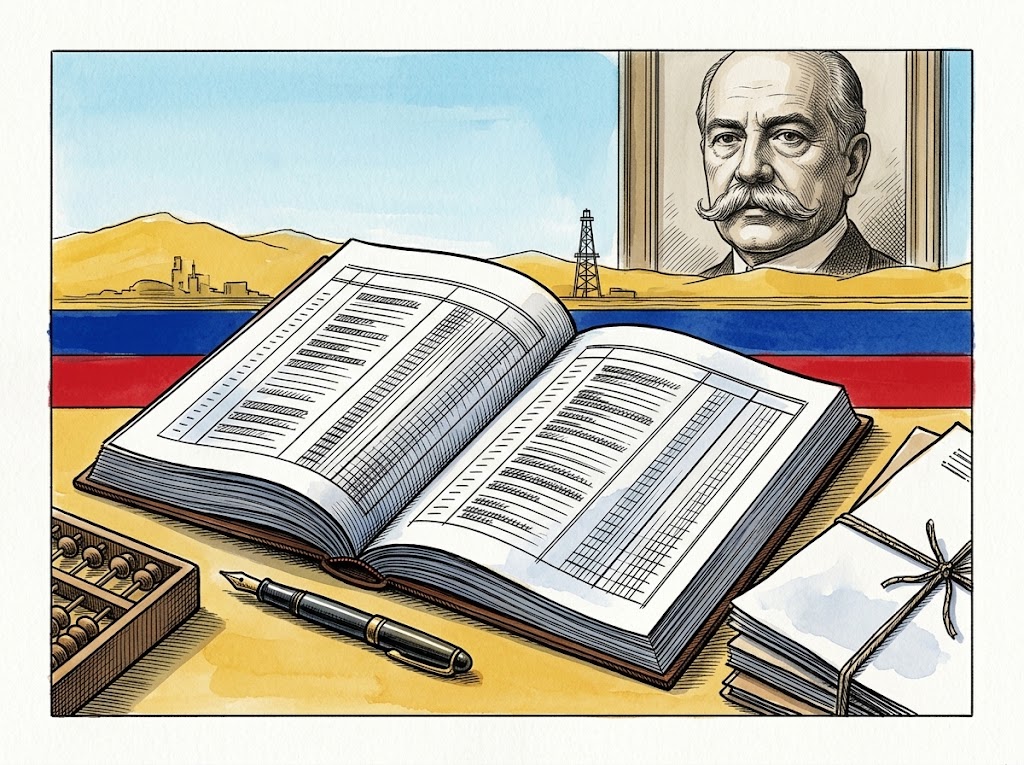 Ilustración editorial para La deuda de 1930: cuentas públicas e independencia financiera